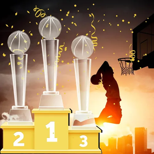 Miniatura 6 de Meooeck Trofeo de cristal con caja de regalo de 9.1 x 2.8 pulgadas, pisapapapeles para escritorio, decoración de mesa grande para torneos