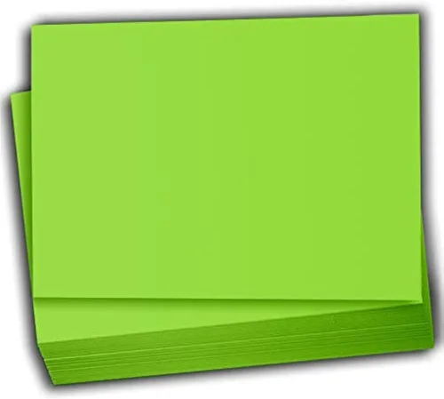 Hamilco Papel de cartulina de color para álbumes de recortes, papel de cartulina de 5 x 7 pulgadas, cubierta de 65 libras, paquete de 100 unidades