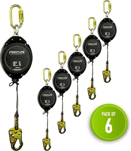 Miniatura 17 de Frontline RPW11 Web de una sola pierna SRL con extremo de gancho de acero Cumple con OSHA y ANSI SRL Duradero, ligero y compacto Cincha sin