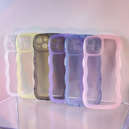 Miniatura 7 de Funda transparente compatible con iPhone 11 Pro, bonita funda delgada de silicona suave, antiarañazos, a prueba de golpes, para mujeres y niñas, Azul