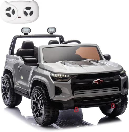 Miniatura 11 de juguete de 24 V con batería para niños con control remoto de los padres, coche eléctrico Chevrolet Colorado HD de 2 plazas para niños, camioneta