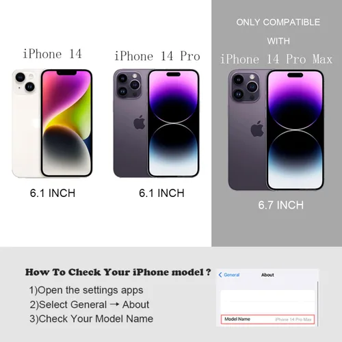 Miniatura 3 de FABSPARK Funda para iPhone 14 Pro Max, bonita funda colorida con láser, retro, exquisita, rizada, borde ondulado, protector estético de TPU suave