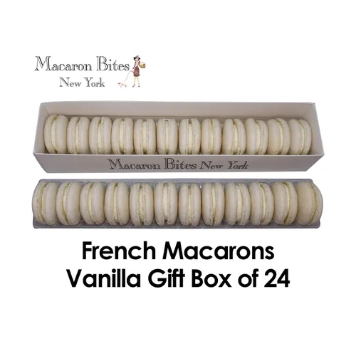 Miniatura 8 de Macarons Caja de Regalo de 24 Macarons Franceses - Vainilla