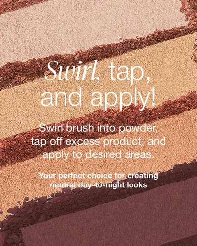 Miniatura 6 de Mineral Fusion Paleta de sombras de ojos – Cuatro tonos de polvo prensado en acabado mate, satinado y brillante – Maquillaje de ojos natural