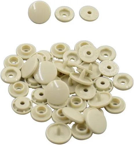 Miniatura 14 de Botón a presión de plástico rosa brillante tamaño 20 100Sets coser en sujetadores de plástico para ropa brillante T5 redondo -B47 Rosa brillante-b47