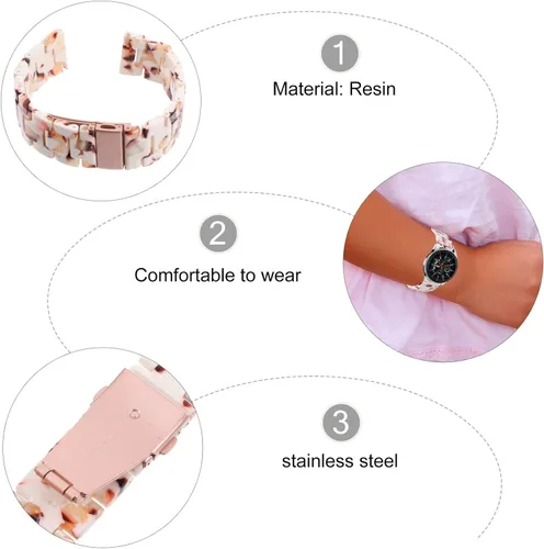 Miniatura 8 de Hemobllo Correa de reloj deportivo Miss Pulsera inteligente de resina