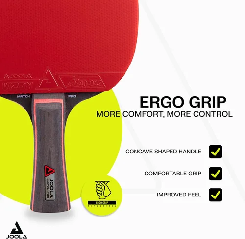 Miniatura 5 de JOOLA Duo Pro Ping Pong Paddles Set of 2 - Professional Table Tennis Paddles, Three Advanced 3 Star Tournament Ping Pong Balls and Carrying Case