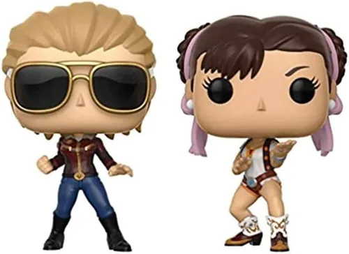 Miniatura 2 de Funko POP! TV: Marvel Vs Capcom - Figura coleccionable de Captain Marvel Vs Chun-Li
