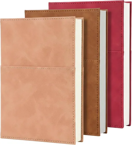 Miniatura 12 de Comix Paquete de 8 cuadernos rayados para el trabajo, 240 páginas, 5.5 x 8.3 pulgadas, tapa dura, tamaño A5 mediano a rayas universitarias