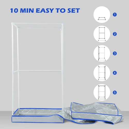 Miniatura 8 de Sauna infrarroja portátil, sauna de infrarrojos lejanos de tamaño completo, sauna personal de cuerpo completo, almohadilla de pie de calefacción