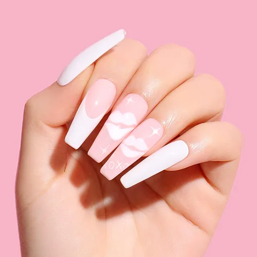 Miniatura 2 de AIMEILI Juego de esmaltes de uñas de gel para el día de San Valentín, esmalte de uñas de gel rosa nude, juego de 6 piezas x 0.3 fl oz - Juego de 31