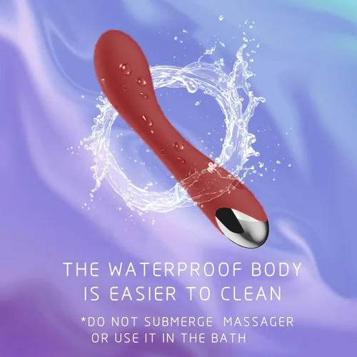 Miniatura 3 de Consolador vibrador de punto G para vagina, clítoris, estimulación anal con 10 modos de vibración, masajeador vibratorio silencioso, recargable