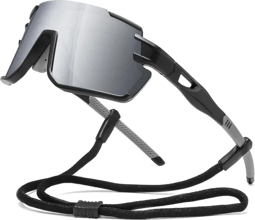 Miniatura 19 de Gafas de Sol Polarizadas para Ciclismo para Hombres y Mujeres con Protección UV con Clip para Miopía para Béisbol, Ciclismo, Carrera, MTB