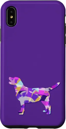 Miniatura 11 de Labrador Retriever Dog Silhouette Purple Pink Yellow Blue Case for iPhone 17