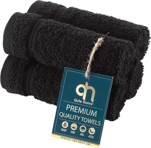 Miniatura 13 de Juego de 4 toallas de baño, 100% algodón turco prémium, toallas turcas de alta calidad para baño, de secado rápido, suaves y absorbentes, incluye 4