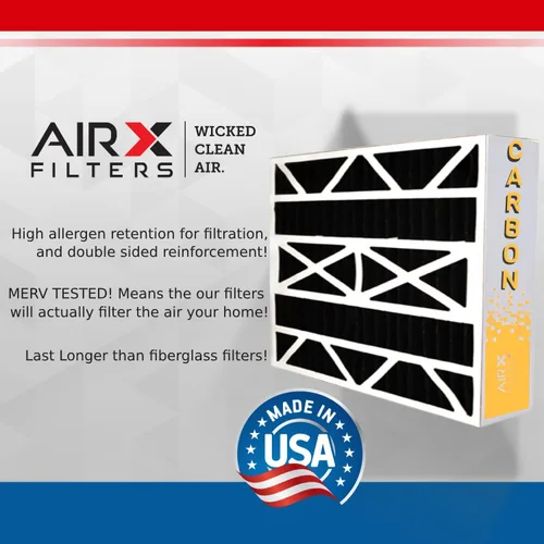 Miniatura 3 de AIRx Filters Filtro de carbono para horno MERV 8 de 20 x 25 x 5, compatible con Bryant Carrier FILXXCAR0020, fácil instalación, reducción de olores