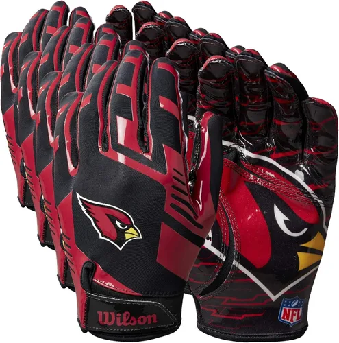 Miniatura 50 de Wilson NFL - Guantes de fútbol americano con ajuste elástico, tallas para jóvenes y adultos