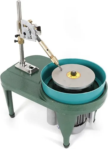 Amoladora plana de piedras preciosas Máquina de facetado de gemas Máquina pulidora de piedras Pulidora de rocas Pulidor de ángulo de joya