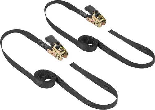 Miniatura 8 de PowerTye - Correa de trinquete sin fin - 1 pulgada x 7 pies de fácil agarre (sin ganchos), correa de amarre con límite de carga de trabajo de 400