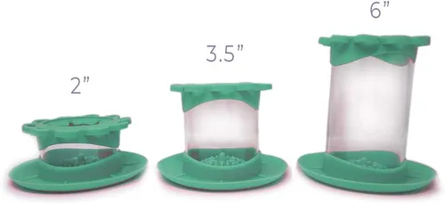 Miniatura 4 de Paint Puck Ultimate Rinse Cup Limpiador de pinceles de pintura (verde, taza) – Vaso de agua para pintura antiderrames y limpiador de pinceles