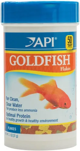 Miniatura 11 de API GOLDFISH FLAKES - Contenedor de comida para pescado, 0.36 onzas