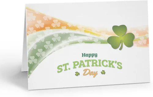Miniatura 17 de Stonehouse Collection Surtido de tarjetas de felicitación del día de San Patricio, tarjetas irlandesas de la suerte, trébol, duende, decoraciones