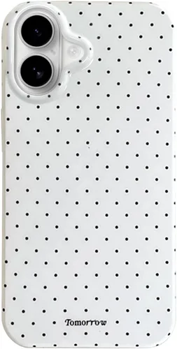 Miniatura 62 de inewateri Funda compatible con iPhone 11 con bonito diseño estético de lunares a la moda, fundas simples para TPU suave, funda de protección Negro