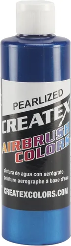 Miniatura 17 de Createx Pintura de colores para aerógrafo, 8 onzas, azul eléctrico iridiscente