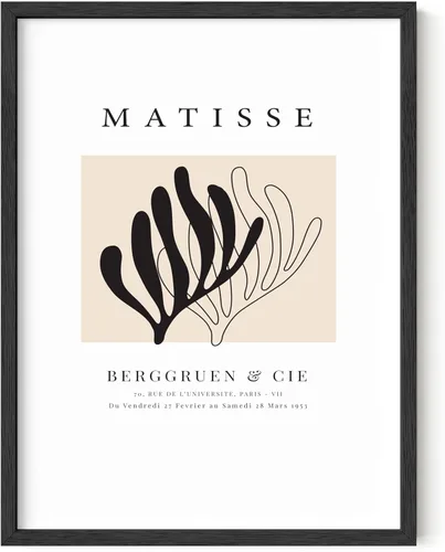 Miniatura 58 de HAUS AND HUES Matisse - Impresión artística minimalista y moderna, arte estético de Henri Matisse, póster abstracto para dormitorio, habitación