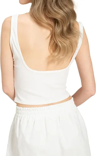 Miniatura 3 de Camiseta sin mangas de ganchillo colorida para mujer, suéter bordado sin mangas, camisola bohemia ropa de playa