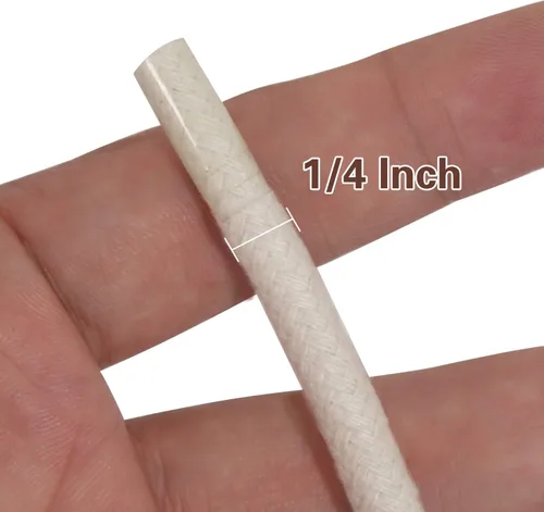 Miniatura 2 de KEILEOHO Cuerda de algodón blanco de 328 pies y 1/4 de pulgada, cuerda de tendedero, cuerda de atrapasueños para tejer artesanalmente, cuerda