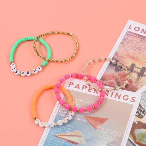 Miniatura 3 de QUNAN 5 Pcs Bracelet Singer Inspired Friendship Bracelet Set