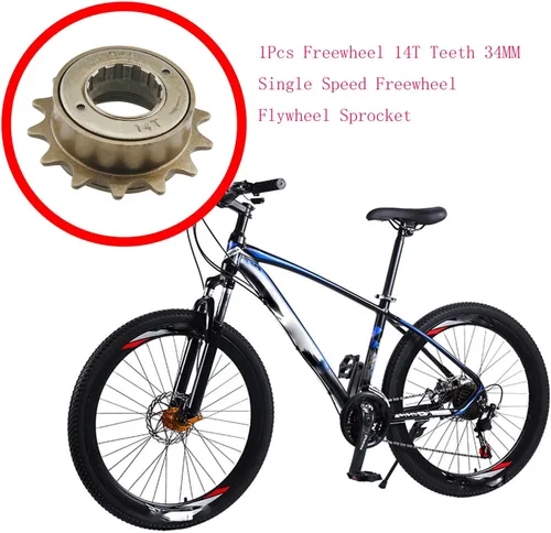 Miniatura 6 de CHENJIN Acero Bicicleta Carretera Rueda Libre Bronce 14T Dientes 34MM Rueda Libre Rueda Libre Rueda Volante Accesorio Bicicleta