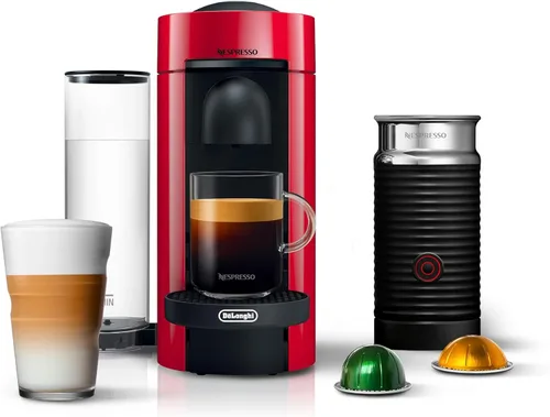 Miniatura 16 de Nespresso VertuoPlus - Máquina de café y espresso con espumador de leche de De'Longhi, negro mate Negro tinta
