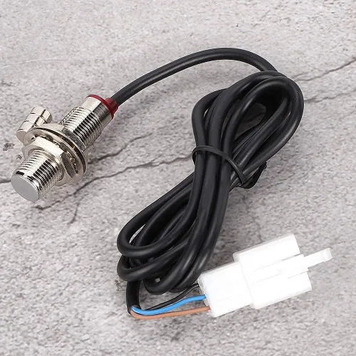 Miniatura 8 de Aramox Cable del velocímetro de la motocicleta de Digitaces, sensor del odómetro del tacómetro con 3 imanes