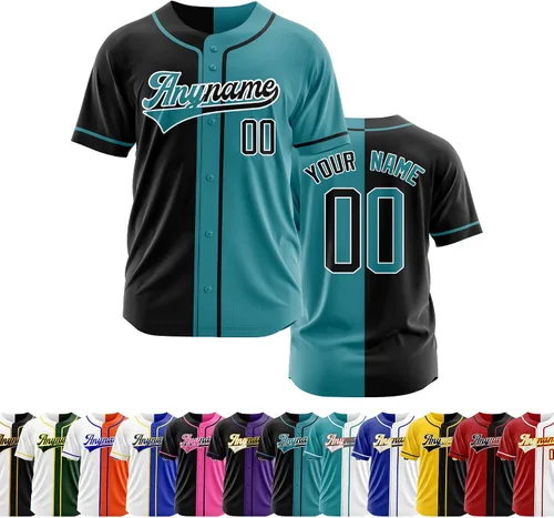 Camiseta de béisbol personalizada con número de nombre cosido o impreso, camiseta de béisbol para hombres, mujeres, jóvenes, camiseta de béisbol