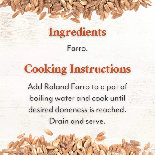 Miniatura 5 de Roland Foods Farro italiano, perlado, 17.6 onzas