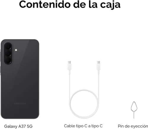 Miniatura 12 de Samsung Galaxy A37 5G (2026), teléfono inteligente Android desbloqueado, 128GB, pantalla AMOLED, triple cámara, IP68, teléfono delgado, batería