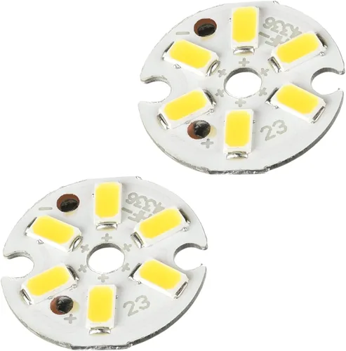 Miniatura 5 de Othmro 4 bombillas LED de chip de 300 mA de 3 W, 9-11 V, súper redonda, bombilla de chip LED, dispositivos montados en superficie, focos de luz