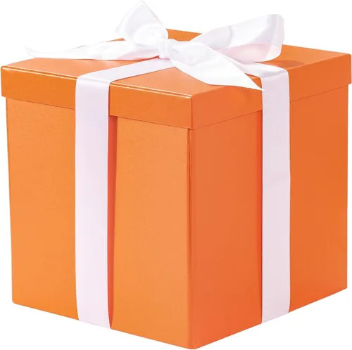 Miniatura 17 de RUSPEPA Caja de regalo mediana negra con tapas, cinta y papel de seda, caja de regalo plegable perfecta para cumpleaños, graduación, día del padre