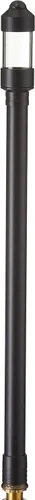 Miniatura 4 de VOLT Max Spread - Luz de camino de latón negro de 12 V (25 pulgadas de alto, pantalla de 9 pulgadas) con bombilla LED G4 blanca cálida de 3 W 2700 K