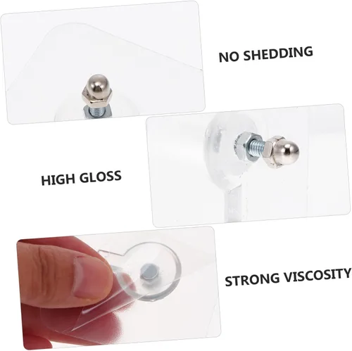 Miniatura 9 de 20pcs No Trace Nail Photo Frame PVC Coat Hook