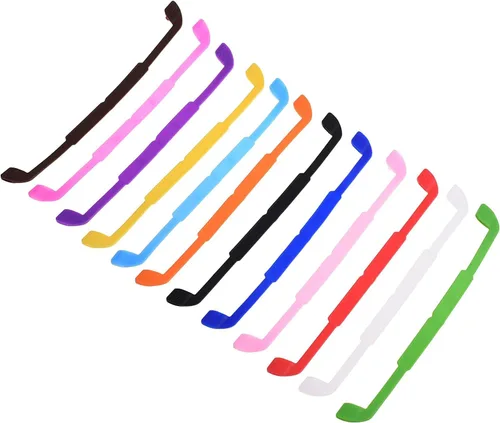The Little Green Change 12 Color Silicona Antideslizante Gafas Gafas Correa Deportiva Gafas Titular de la Correa para Niños - Alicates de anillo a