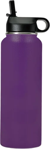 Miniatura 2 de LaserGram Botella de agua personalizada, soporte de mano de gimnasta, acero inoxidable de doble pared aislada al vacío con popote superior, regalo
