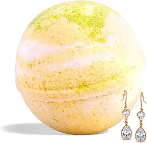 Miniatura 12 de Ivy & Bauble Bombas de baño hechas a mano con anillo sorpresa en el interior para mujer, aroma fresco, fabricadas en Estados Unidos, fabricadas sin