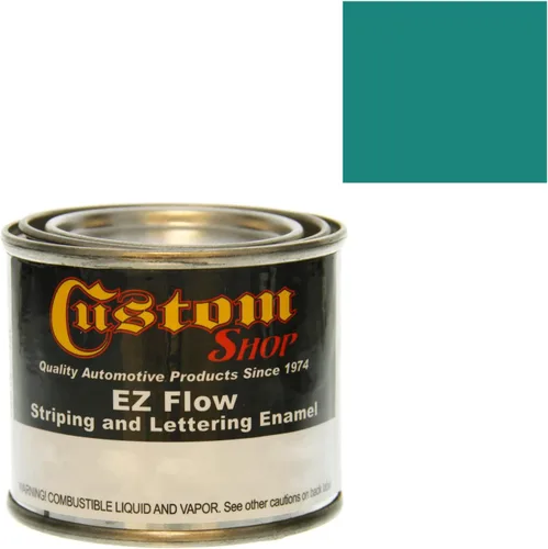 Miniatura 28 de Custom Shop KSE757-QP Triple Black - Pintura esmaltada EZ Flow a rayas y letras – 4 onzas Triple negro