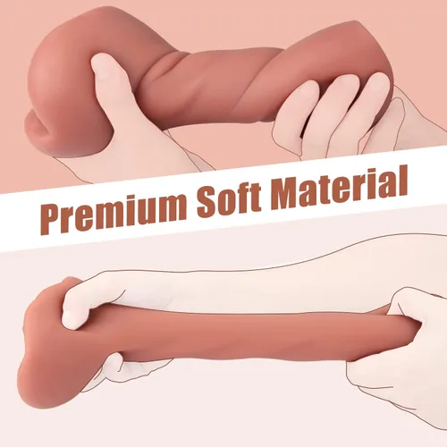 Miniatura 4 de Masturbadores masculinos con vagina de bolsillo de textura 3D realista y ano apretado, muñeca sexual, juguete adulto, juego anal y de felación