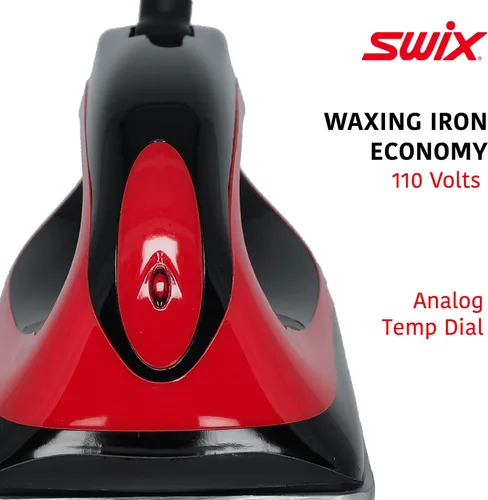 Miniatura 2 de Swix Cera universal, temperatura ajustable de 110 V, rojo, placa base grande Ski-and-snowboard-wax