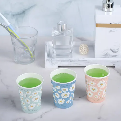 Miniatura 5 de Lamosi Paquete de 400 tazas de papel de 8 onzas, tazas de café desechables para oficina, fiesta, hogar, viaje, tazas de café de papel de 8 onzas