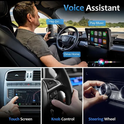 Miniatura 6 de CarPlay Wireless Adapter for BMW X6 xDrive40i M50i M, USB Design Plug and Play Bluetooth Fast Connection Car Accessories,A-Black